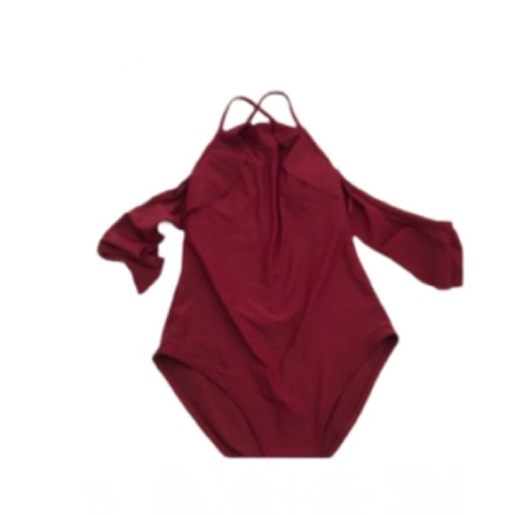 Old Navy Sold Out Cold-Shoulder Swimsuit for Women - Picture 3 of 4